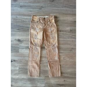 Akademiks Distressed Brown Jeans Size 12
